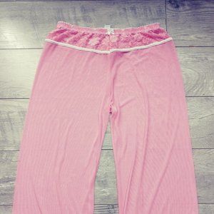 Sheer Mesh Lace Coverup Capris Sleepwear